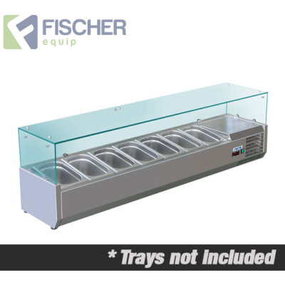 Fischer Cold Bain Marie, 7 x 1/3 GN Trays Not Included VRX-1600